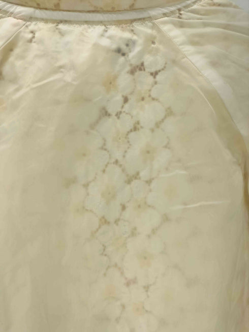 サカヨリ sakayori 裏地 花柄 総レース 刺繍 リバーシブル シアー レイヤード ナイロン ブルゾン ジャケット レディース JPN:38