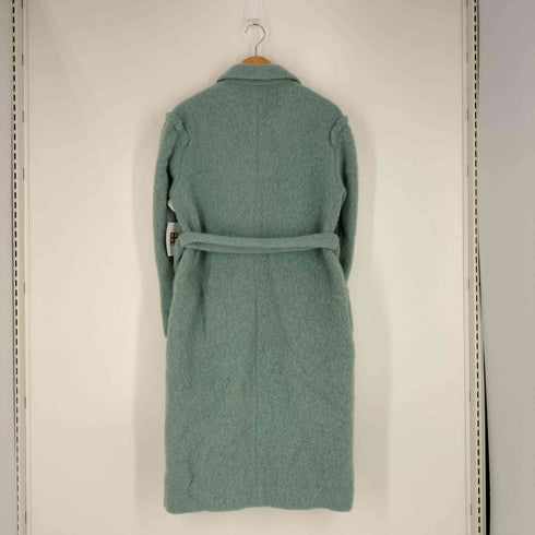 ルシェルブルー LE CIEL BLEU ウールナイロン ベルテッド チェスターコート メンズ 36