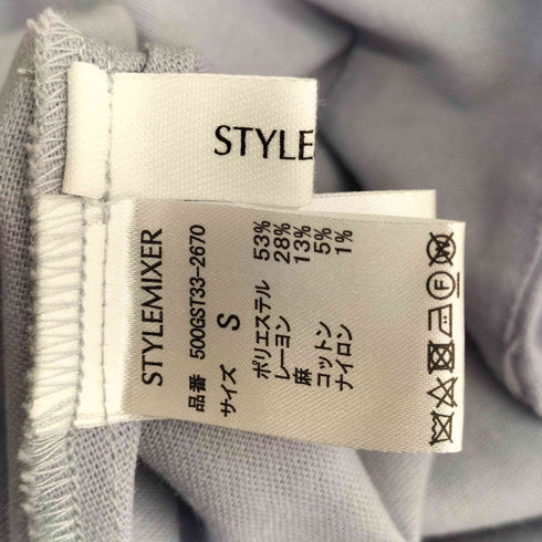 スタイルミキサー STYLEMIXER ウエストタックリネンミックスワンピース  レディース JPN:S