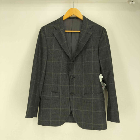 エディフィスラブークル EDIFICE LA BOUCLE チェック柄 3Bテーラードジャケット スラックス セットアップ メンズ