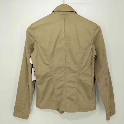 ポロジーンズカンパニーラルフローレン POLO JEANS COMPANY RALPH LAUREN マルチポケット コットンツイル サファリシャツ レディース import:M