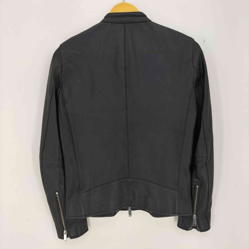 ステュディオス STUDIOUS ラムレザー ダブルジップ シングルライダースジャケット メンズ JPN:1