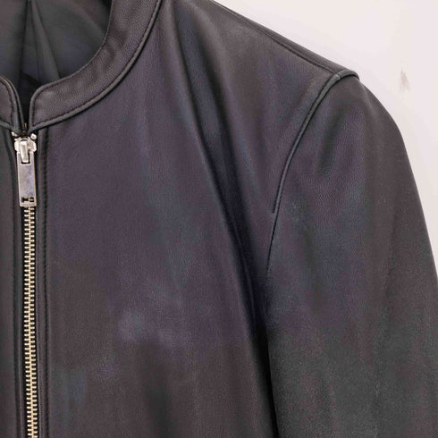 ステュディオス STUDIOUS ラムレザー ダブルジップ シングルライダースジャケット メンズ JPN:1