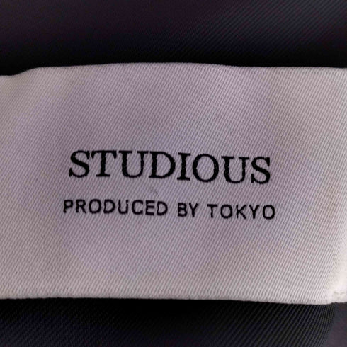 ステュディオス STUDIOUS ラムレザー ダブルジップ シングルライダースジャケット メンズ JPN:1