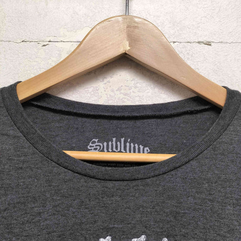 フロントプリントバンドTシャツ メンズ  L