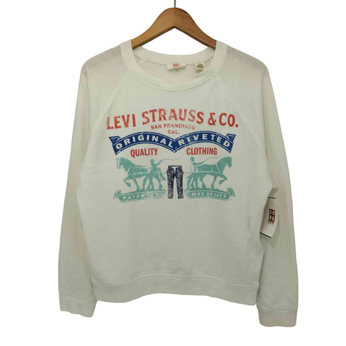 リーバイス Levis ポニープリント ラグラン L/S スウェット レディース import:M