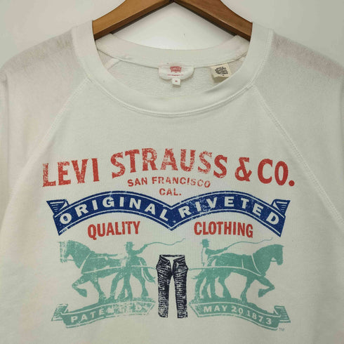 リーバイス Levis ポニープリント ラグラン L/S スウェット レディース import:M