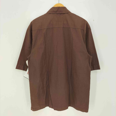 エムエイチエル MHL. ボックスシルエット コットン ポプリン S/S シャツ メンズ import:L