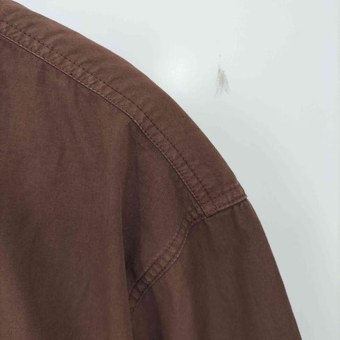 エムエイチエル MHL. ボックスシルエット コットン ポプリン S/S シャツ メンズ import:L