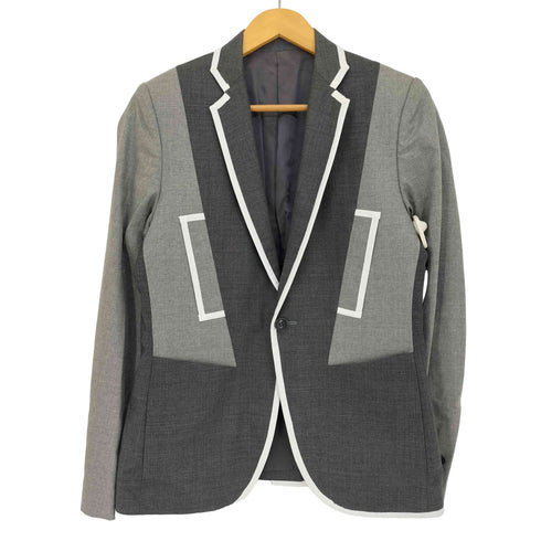 yoshiokubo  ウール 4ポケット カラー切替 1B テーラードジャケット メンズ JPN:1