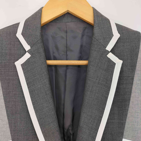 yoshiokubo  ウール 4ポケット カラー切替 1B テーラードジャケット メンズ JPN:1