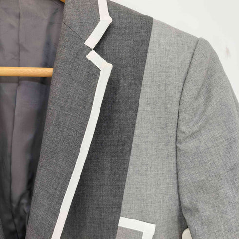yoshiokubo  ウール 4ポケット カラー切替 1B テーラードジャケット メンズ JPN:1