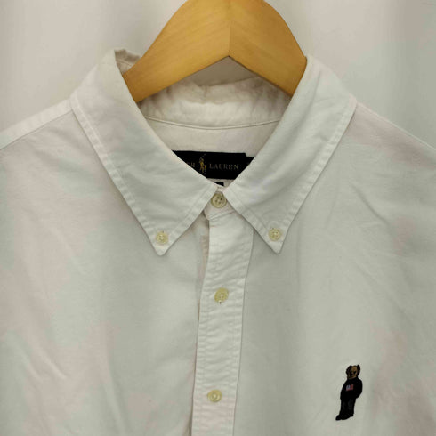ラルフローレン RALPH LAUREN CLASSIC FIT ポロベア 刺繍 ボタンダウン シャツ メンズ import:XXL