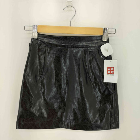 マウジー moussy F/LEATHER フェイクレザー ミニスカート レディース JPN:0
