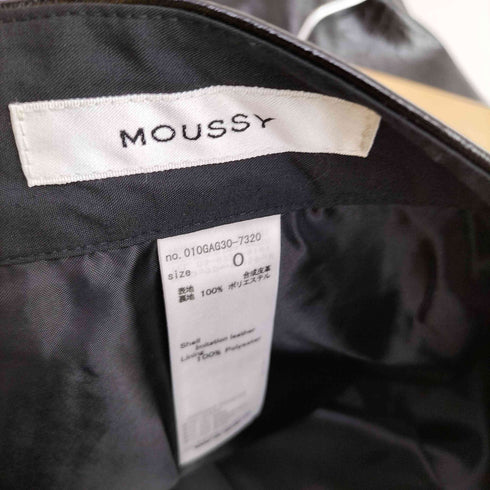 マウジー moussy F/LEATHER フェイクレザー ミニスカート レディース JPN:0