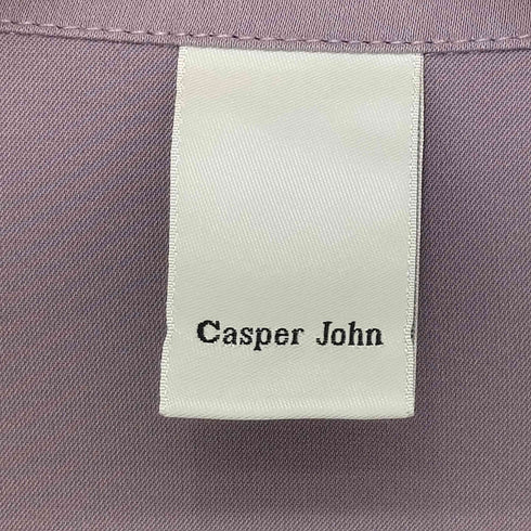 キャスパージョン CASPER JOHN VARIOUS DOLMAN SHIRTS オープンカラーシャツ メンズ import:L