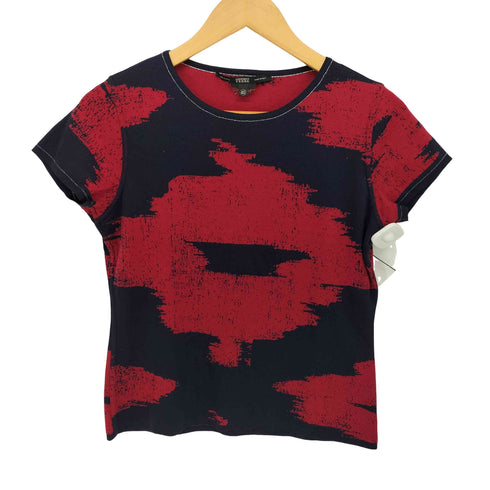 ジャンフランコフェレ GIANFRANCO FERRE イタリア製 コットンシルク 総柄サマーニット レディース EUR:40