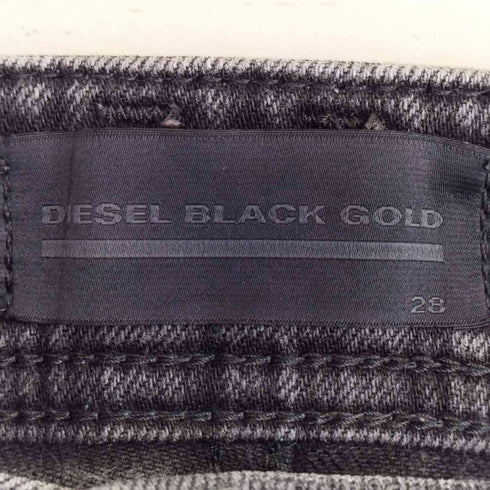 ディーゼルブラックゴールド DIESEL BLACK GOLD ボタンフライ コンバイン スキニー デニムパンツ コーテイング レディース 28