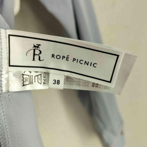 ロペピクニック Rope Picnic 25SS 多機能ランダムタックブラウス/セレモニー・通勤対応 レディース JPN:38