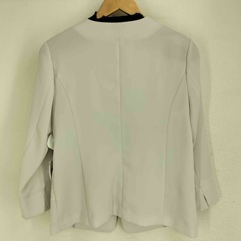 ナチュラルビューティーベーシック NATURAL BEAUTY BASIC ポリエステルドビーノーカラージャケット レディース JPN:M
