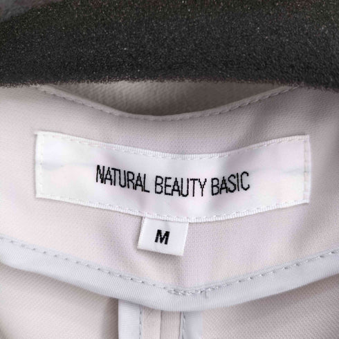 ナチュラルビューティーベーシック NATURAL BEAUTY BASIC ポリエステルドビーノーカラージャケット レディース JPN:M