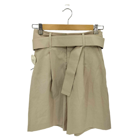 アンクレイヴ uncrave 1タック ベルテッド ショーツ ショートパンツ レディース
