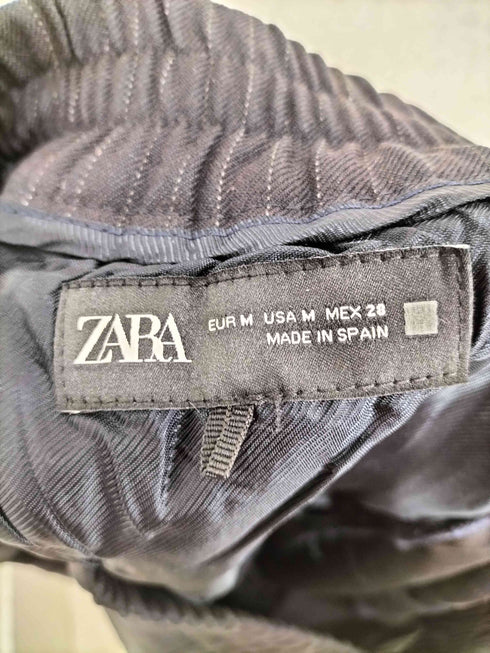 ザラ ZARA ストライプワイドイージーパンツ レディース M