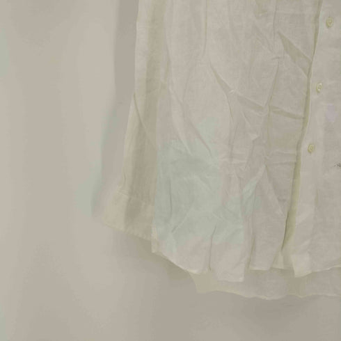 メーカーズシャツカマクラ Makers Shirt 鎌倉 ポエッツカラー L/S リネンシャツ メンズ LL