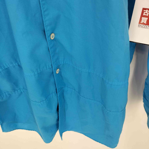 コムデギャルソンシャツ COMME des GARCONS SHIRT アシンメトリーヘム パネル エステル レギュラーカラーシャツ メンズ JPN:XS