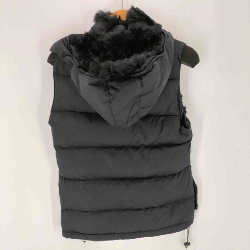 Giacometti ラビットファー切替 フードドッキングダウンベスト メンズ JPN:2