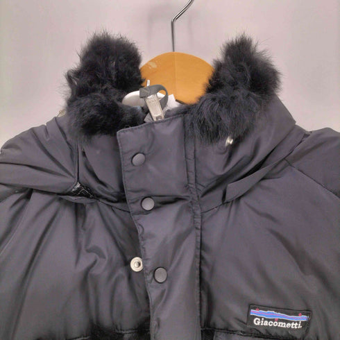 Giacometti ラビットファー切替 フードドッキングダウンベスト メンズ JPN:2