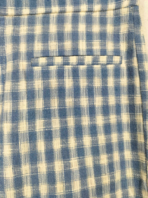 ザラ ZARA ギンガムチェックフレアパンツ レディース M