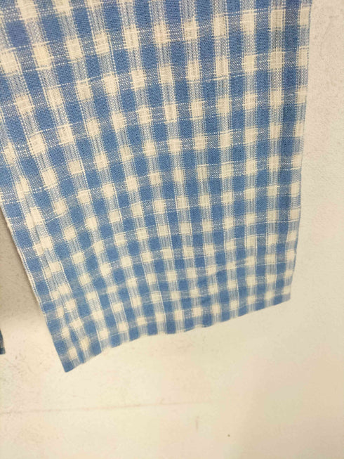 ザラ ZARA ギンガムチェックフレアパンツ レディース M