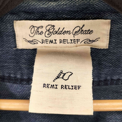 レミレリーフ REMI RELIEF インディゴデニムジップカーディガン メンズ JPN:S