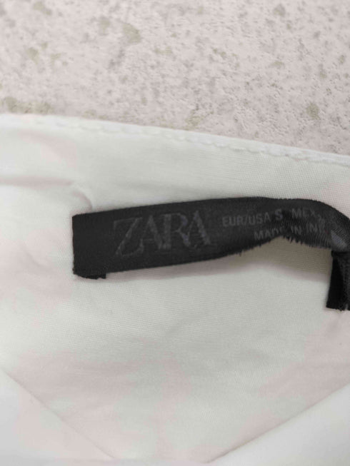 ザラ ZARA フラワー刺繍キャミソールワンピース レディース S