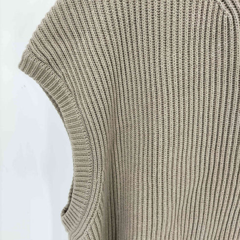 クレプスキュール crepuscule コットンニットベスト メンズ JPN:2