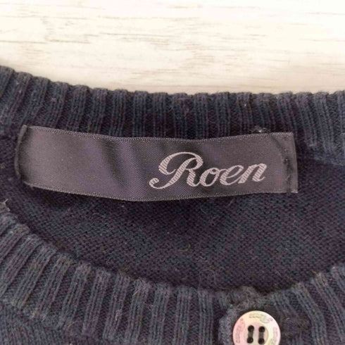 ロエン Roen スカルプリントヘンリーネックニット メンズ  44