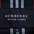 バーバリーブラックレーベル BURBERRY BLACK LABEL 裏地チェック ホース刺繍 ダブルジップ ダウンコート メンズ import:M