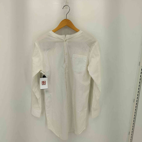 コムデギャルソンオムプリュス COMME des GARCONS HOMME PLUS 18SS DISCO期 バックボタン フラワー刺繍 ノーカラー ロングシャツ メンズ JPN:XS