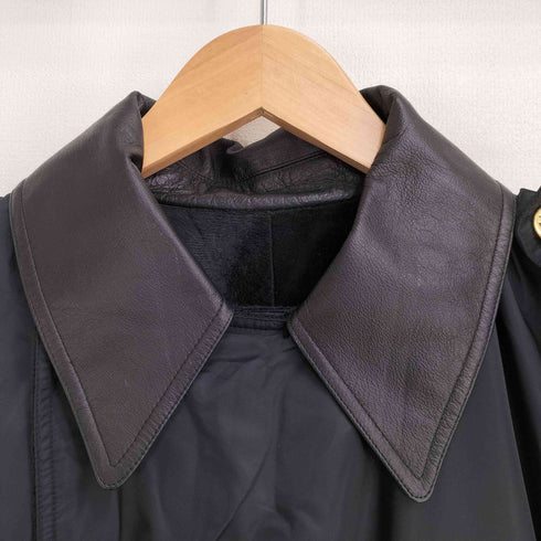 バレンザポースポーツ VALENZA PO SPORTS 襟レザー ポリエステル コート メンズ