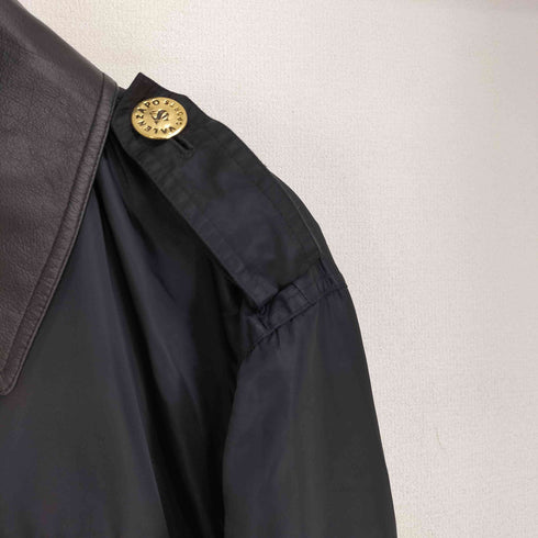 バレンザポースポーツ VALENZA PO SPORTS 襟レザー ポリエステル コート メンズ