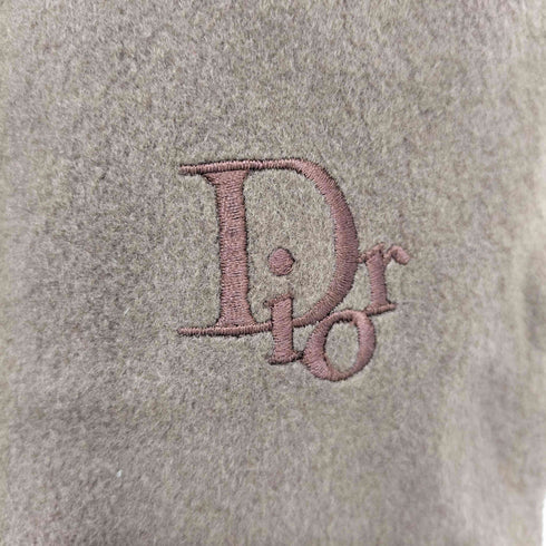 ディオール Dior 刺繍 フリンジ マフラー レディース