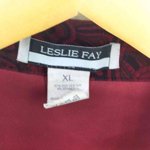 LESLIE FAY ペイズリー ジャケット レディース import:XL