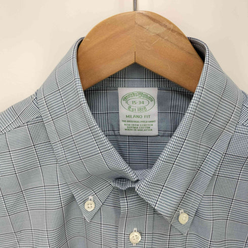 ブルックスブラザーズ BROOKS BROTHERS チェック柄 ボタンダウンシャツ メンズ