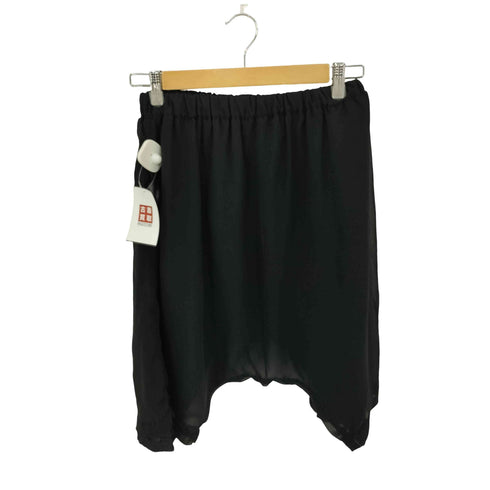 ブラックコムデギャルソン BLACK COMME des GARCONS シアー オーガンジー サルエル ショートパンツ ショーツ メンズ JPN:XS