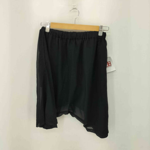 ブラックコムデギャルソン BLACK COMME des GARCONS シアー オーガンジー サルエル ショートパンツ ショーツ メンズ JPN:XS