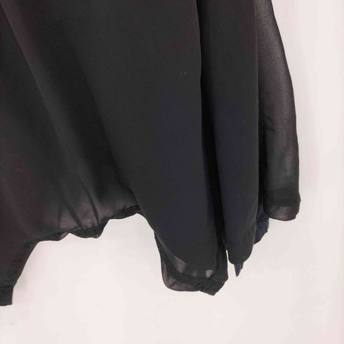 ブラックコムデギャルソン BLACK COMME des GARCONS シアー オーガンジー サルエル ショートパンツ ショーツ メンズ JPN:XS