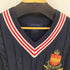 トミーヒルフィガー TOMMY HILFIGER Vベック ケーブルコットンニット チルデン メンズ import:M