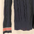 トミーヒルフィガー TOMMY HILFIGER Vベック ケーブルコットンニット チルデン メンズ import:M