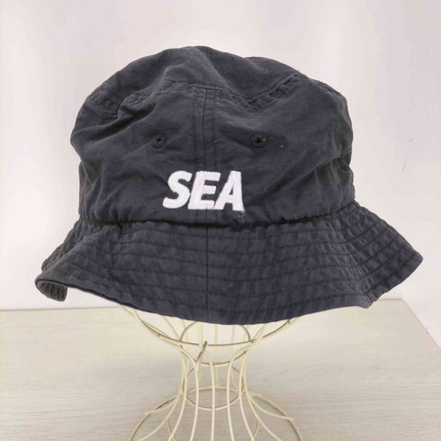 ウィンダンシー WIND AND SEA ロゴ刺繍ナイロンハット メンズ